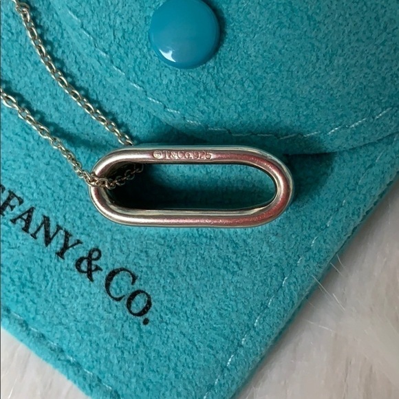 Tiffany & Co. 1837 Oval Loop Pendant Necklace​​ - Picture 5 of 9